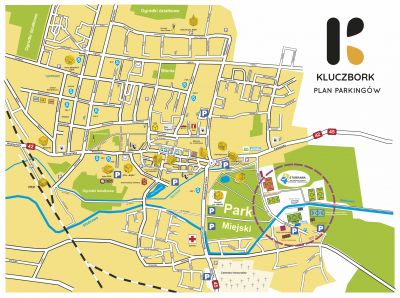 Kluczbork - plan parkingów