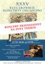 Koncert w ramach XXXV Kluczborskich Koncertów Organowych przeniesiony