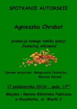 Spotkanie autorskie z Agnieszką Chrobot