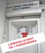 UWAGA!!! Od 1 października likwidacja kasy Urzędu Miejskiego w Kluczborku